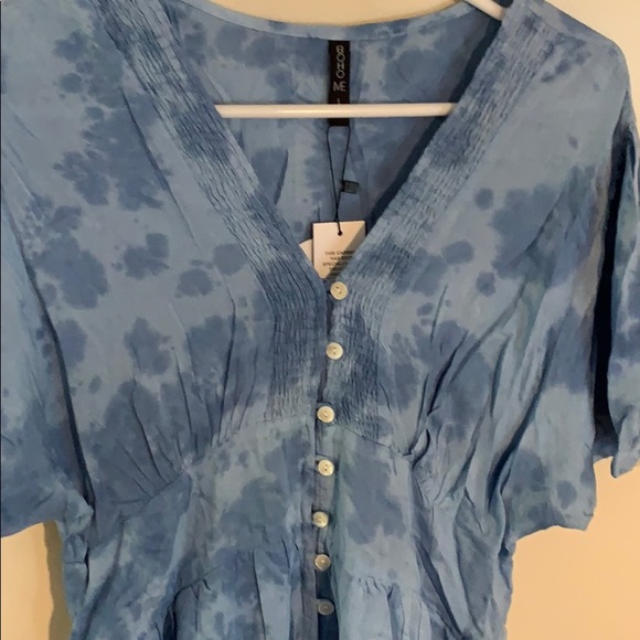 Tie-dye High Low Dress - Picture 4 of 6